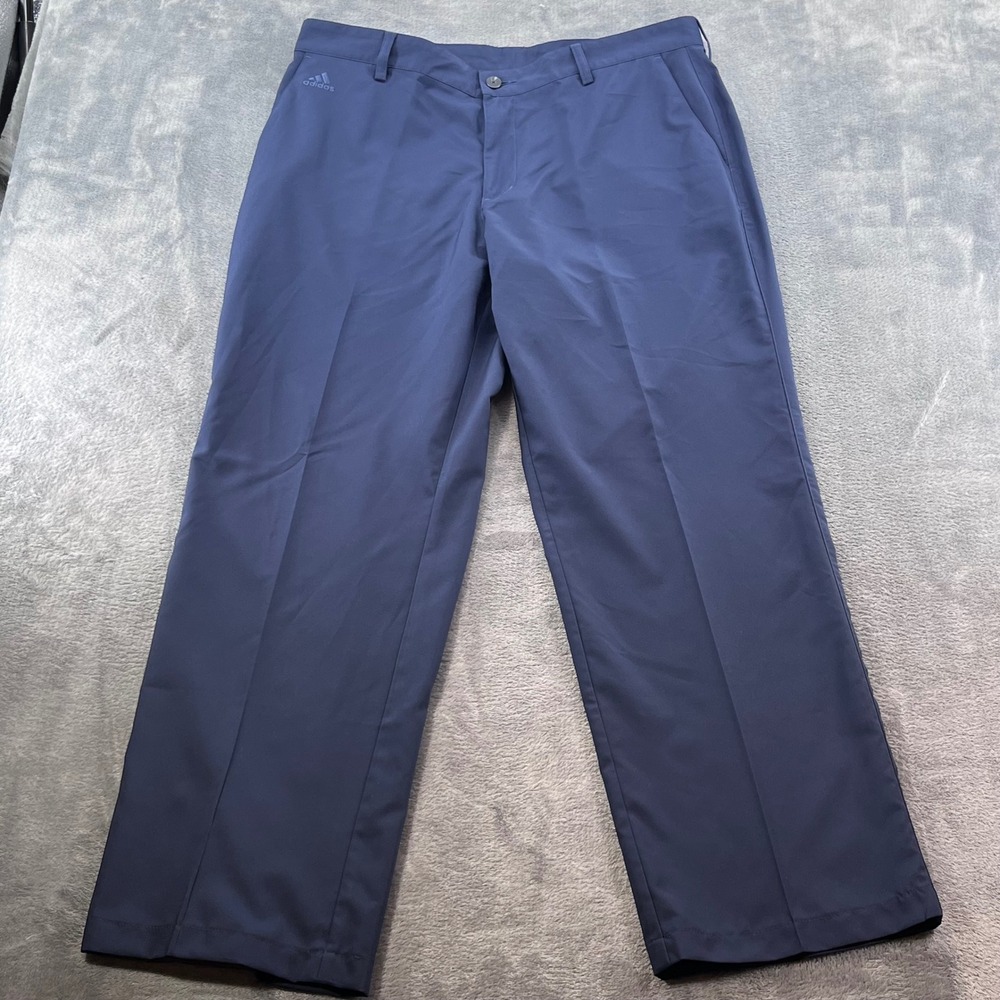 Adidas Mens Climalite Golf Pants Navy Blue Straight Leg 36x32 RN88387